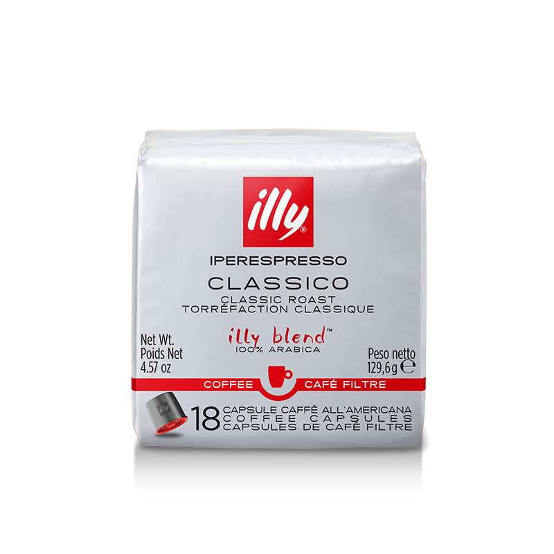 Filterkaffee Classico mittlere Röstung - 18 Iperespresso Kaffeekapseln - Yomia