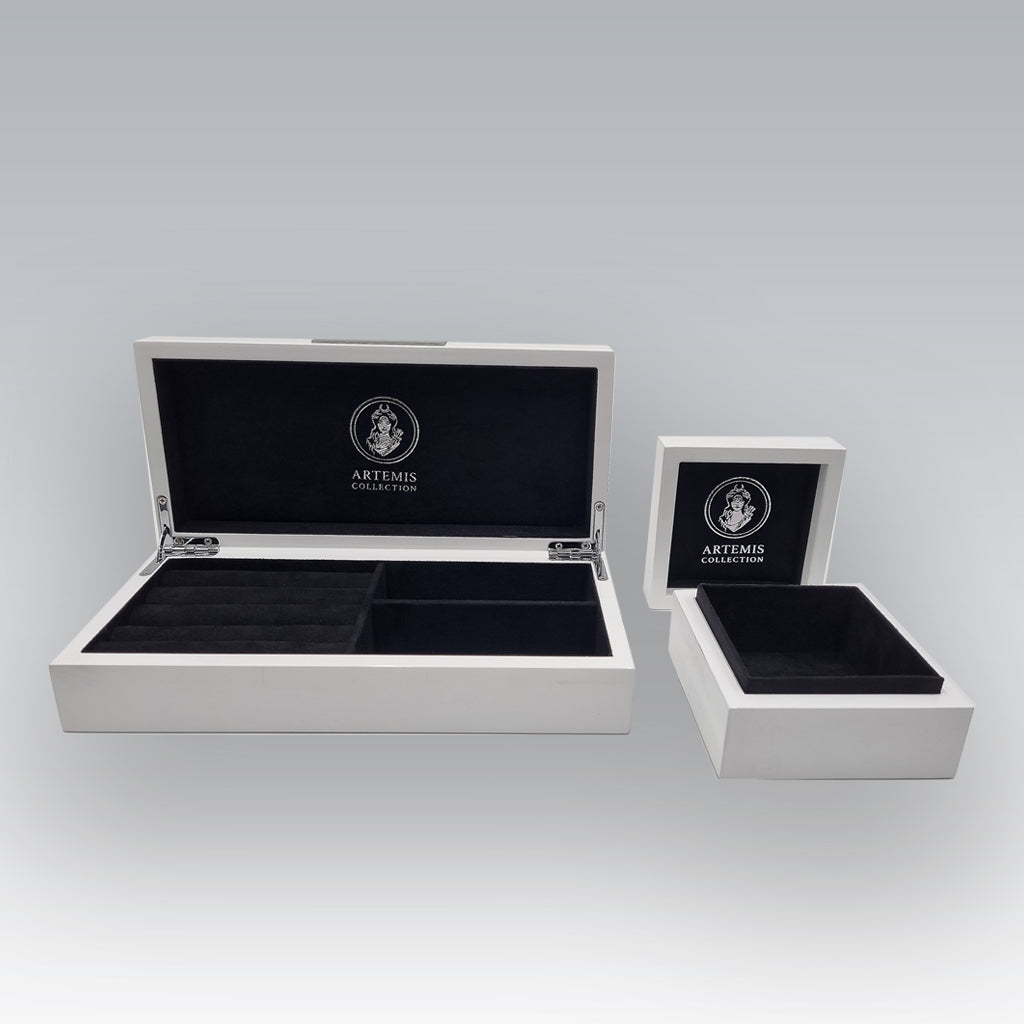 Artemis Collection - Schmuckbox Set Weiß - Yomia